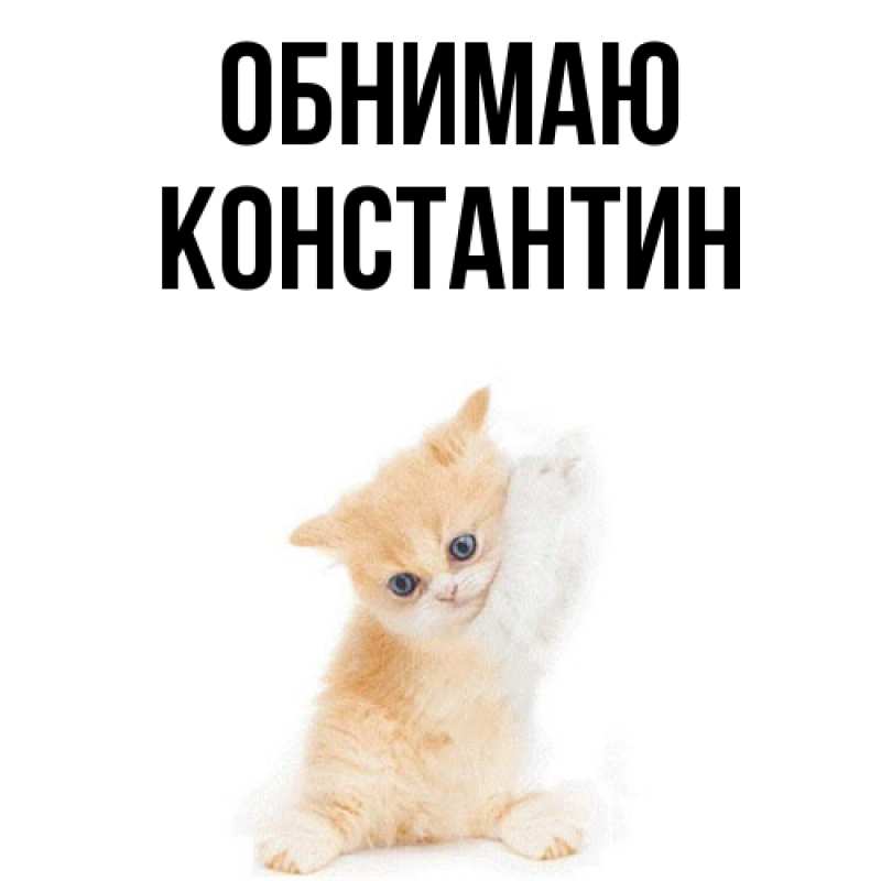 Картинка Обнимаю, Константин