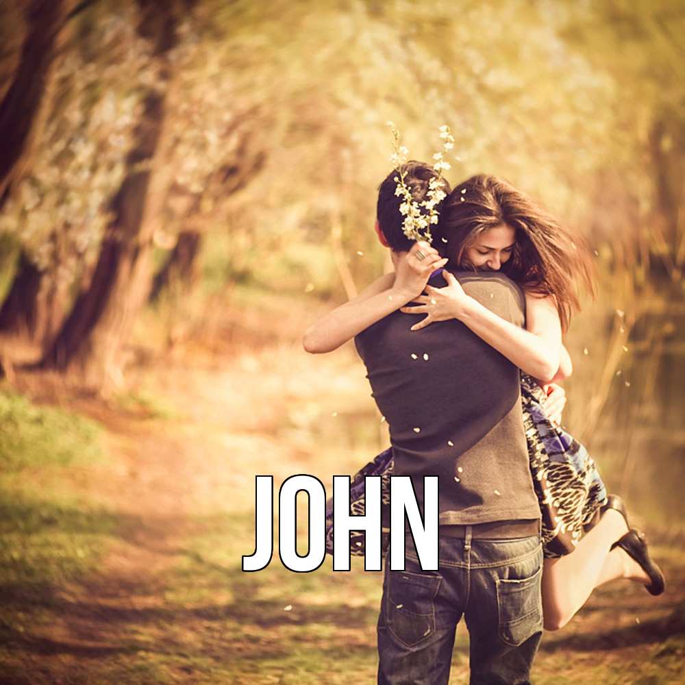 Открытка  с именем. John, Главная  