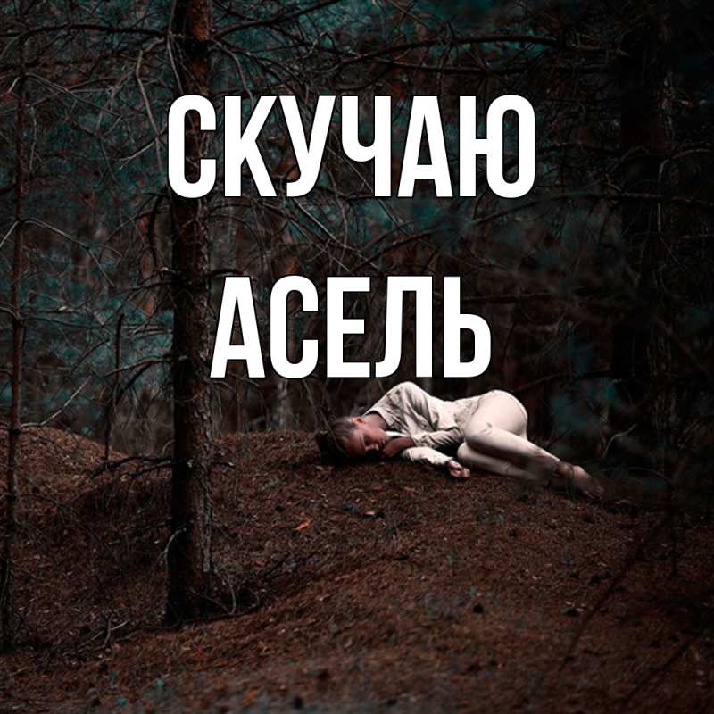 Картинка Скучаю, Асель