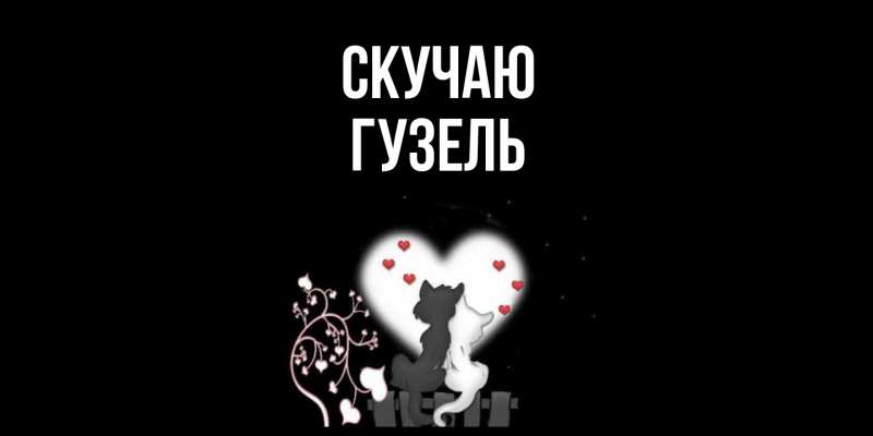 Картинка Скучаю, Гузель