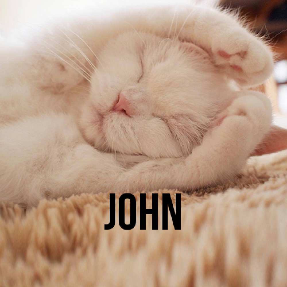 Открытка  с именем. John, Главная  