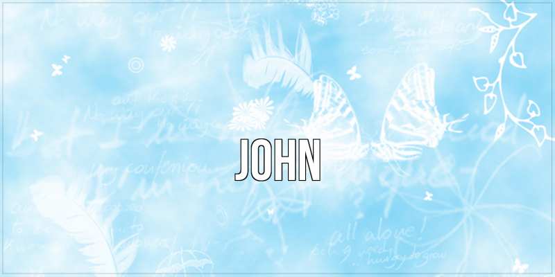 Картинка  с именем , John