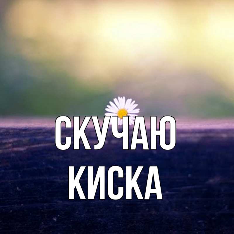 Картинка Скучаю, Киска