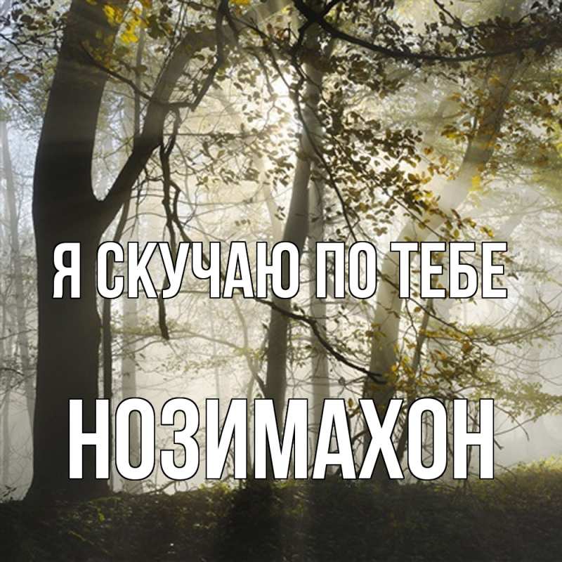 Картинка Я скучаю по тебе, Нозимахон