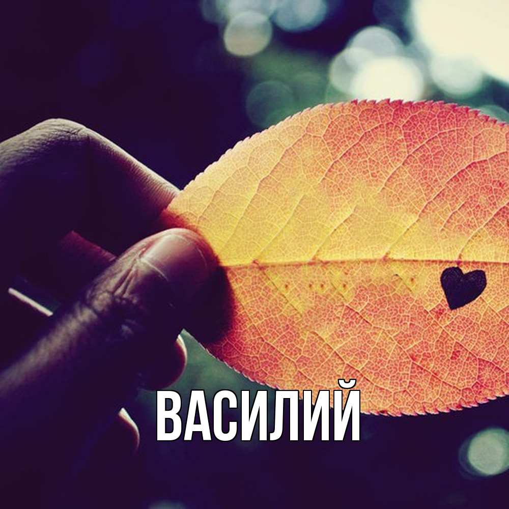 Открытка  с именем. Василий, Главная  