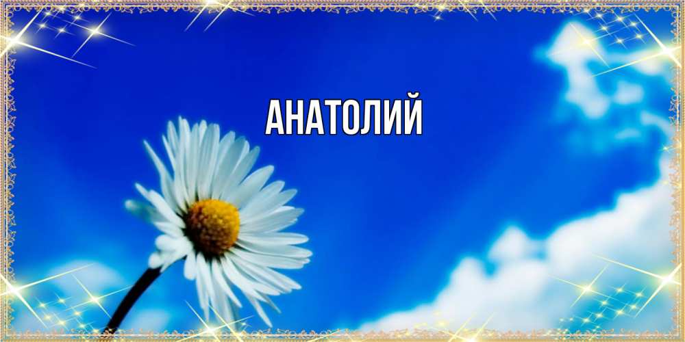 Открытка  с именем. Анатолий, Главная  