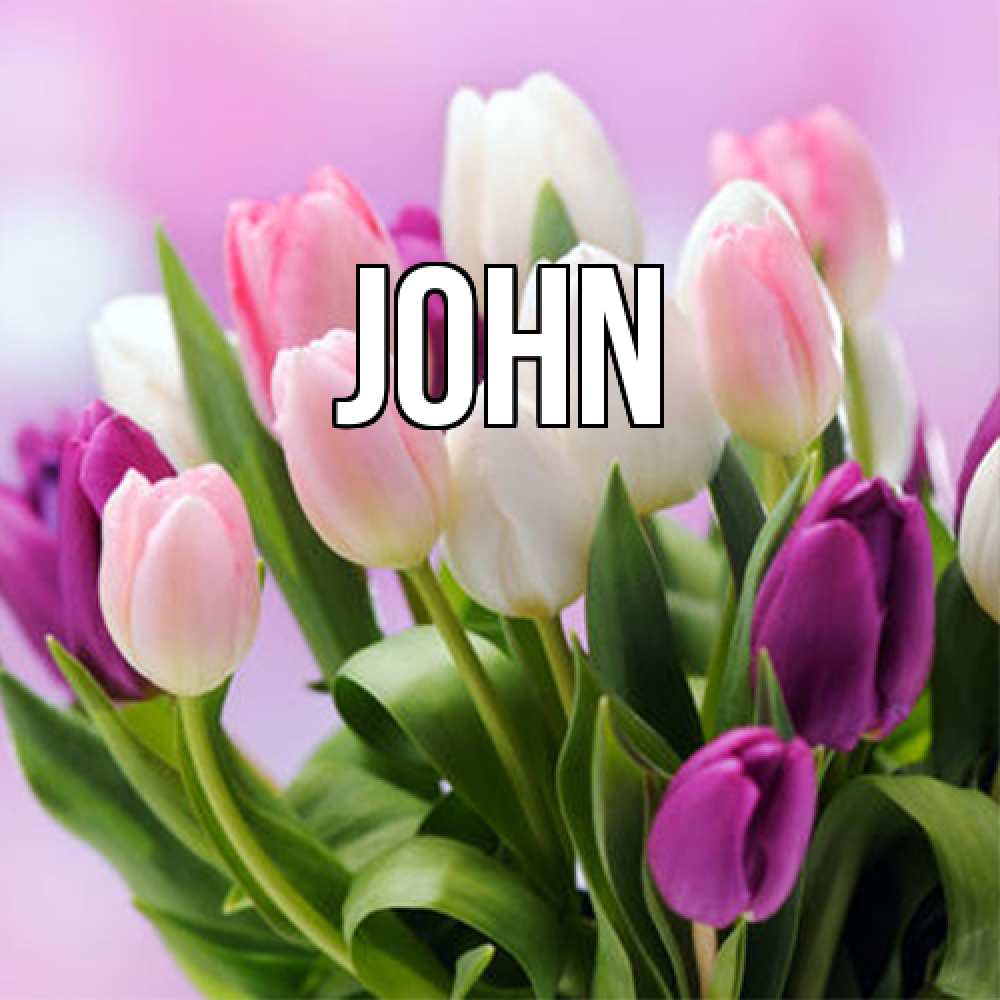 Открытка  с именем. John, Главная  