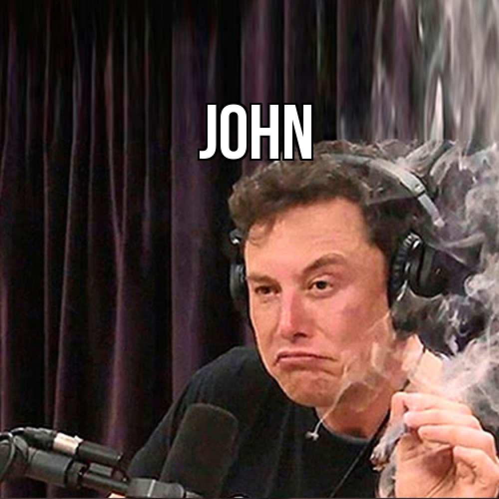 Открытка  с именем. John, Главная  