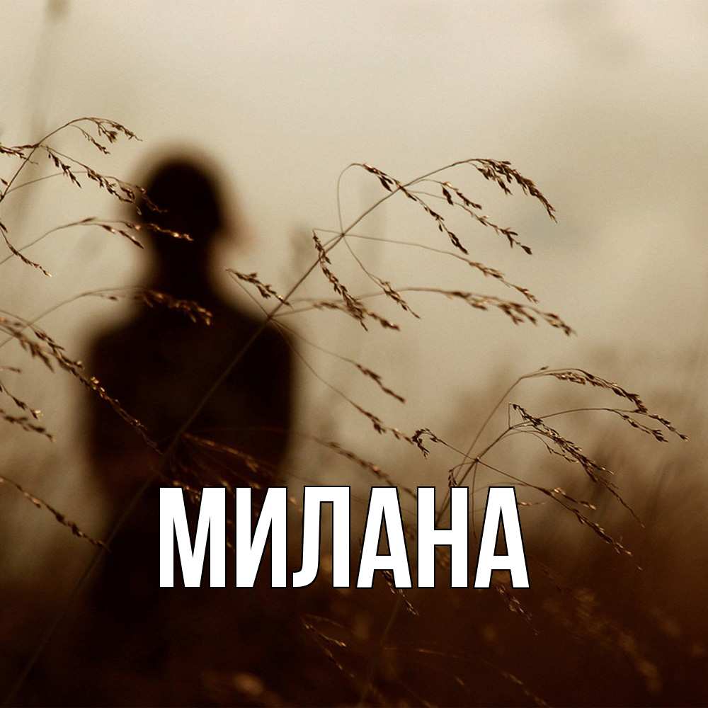 Открытка  с именем. Милана, Главная  
