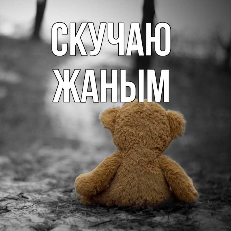 Картинка Скучаю, Жаным