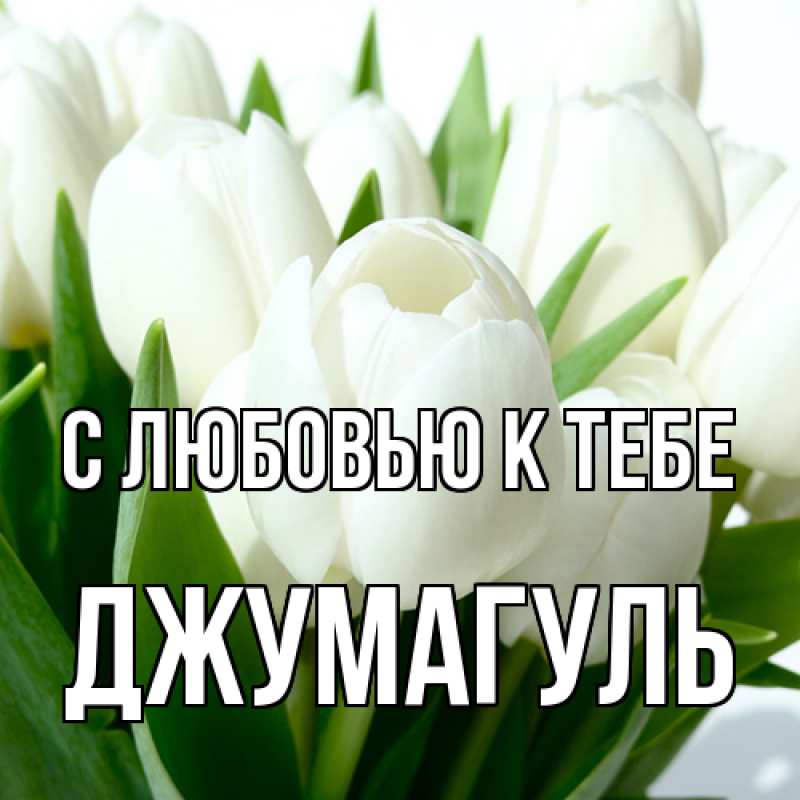 Картинка С любовью к тебе, Джумагуль