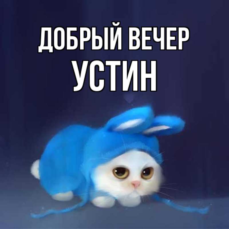 Картинка Добрый вечер, Устин