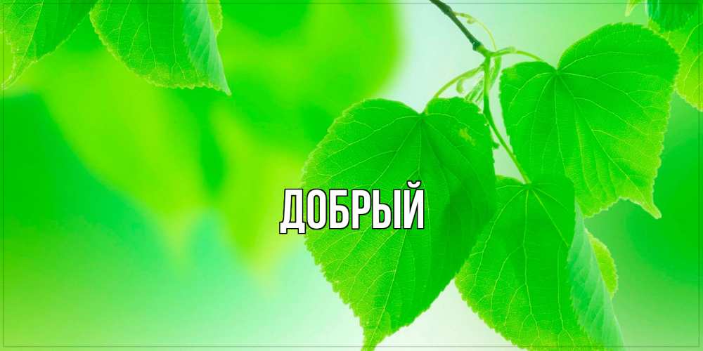 Открытка  с именем. Добрый, Главная  