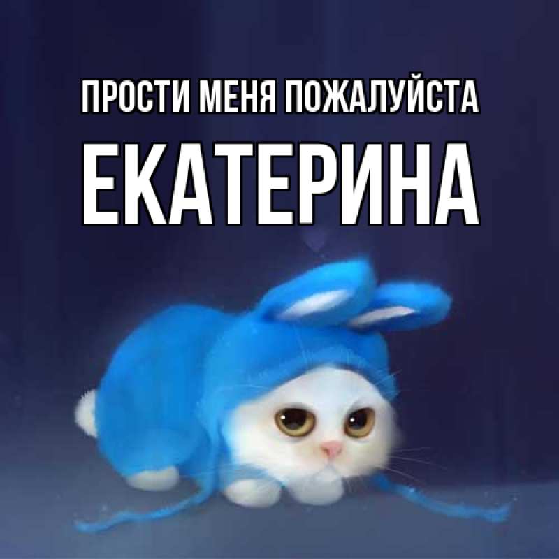 Картинка Прости меня пожалуйста, Екатерина