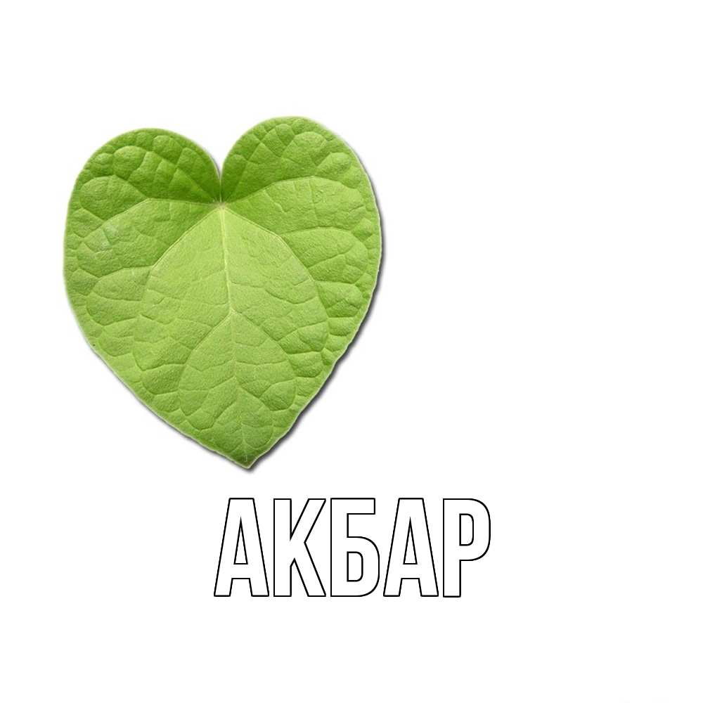 Открытка  с именем. Акбар, Главная  