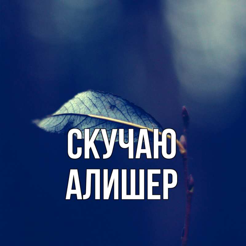 Картинка Скучаю, Алишер
