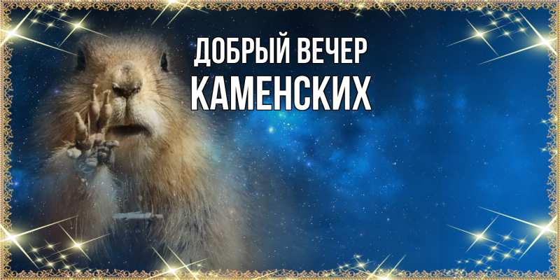 Картинка Добрый вечер, Каменских