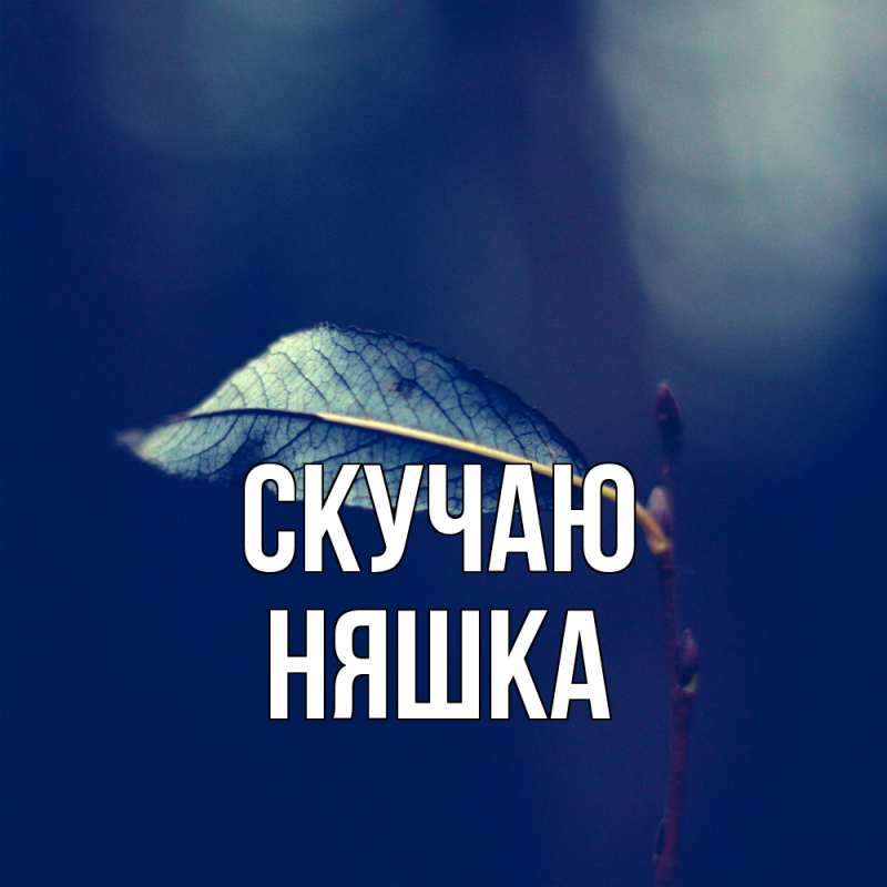 Картинка Скучаю, Няшка