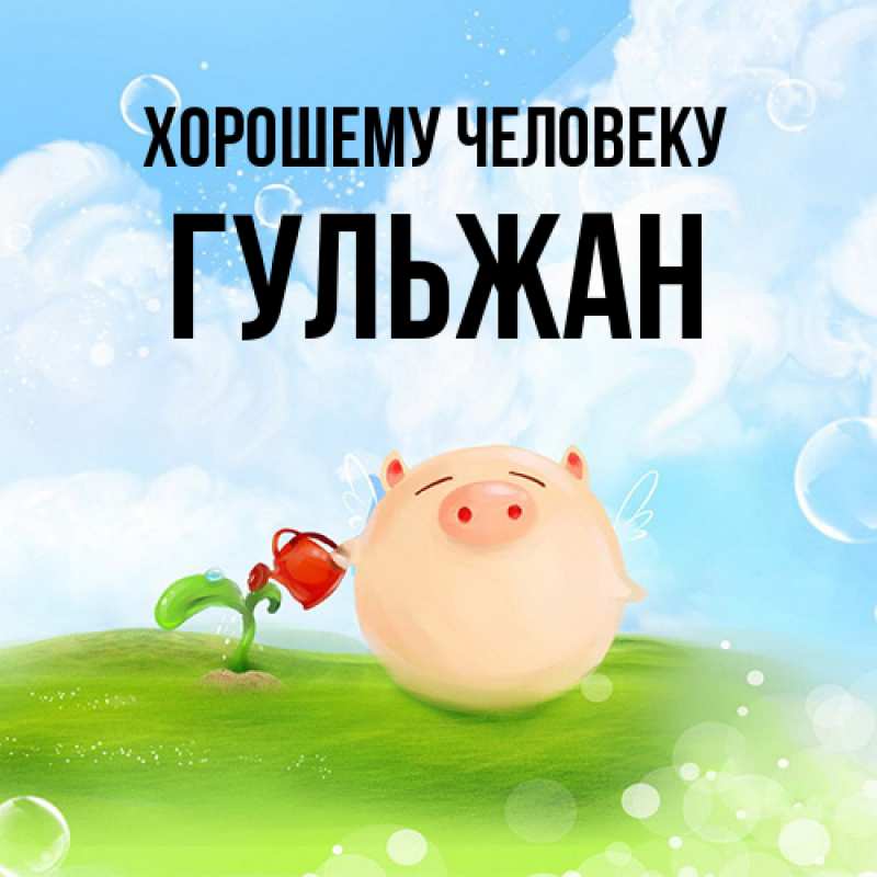 Картинка Хорошему человеку, Гульжан