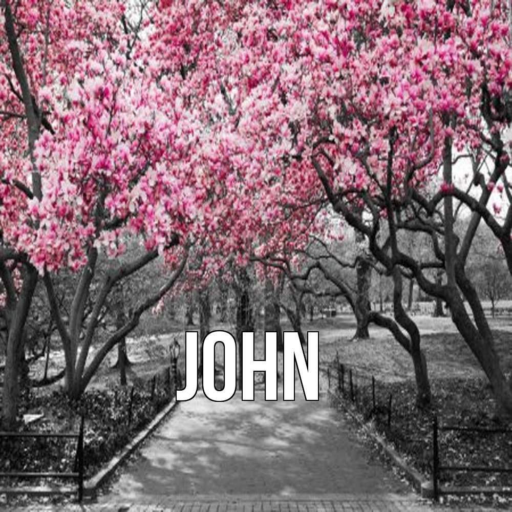 Открытка  с именем. John, Главная  