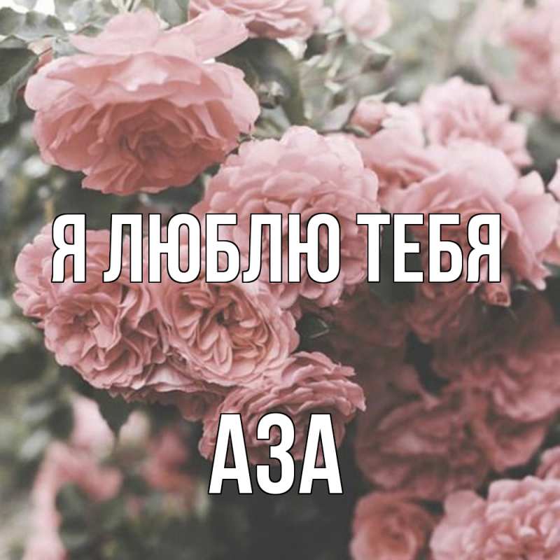 Картинка Я люблю тебя, Аза