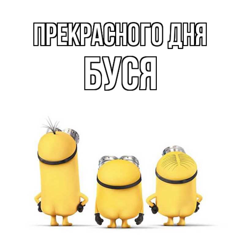 Картинка Прекрасного дня, Буся