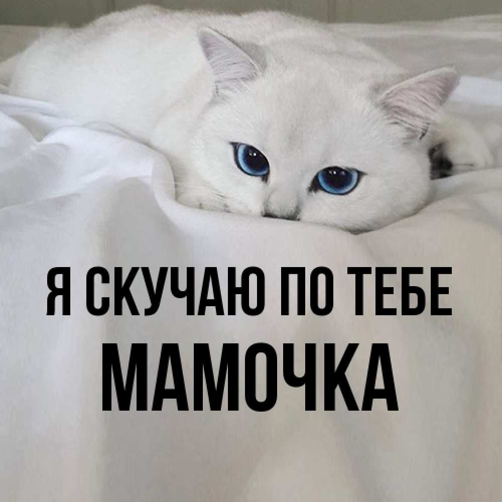 Открытка  с именем. Мамочка, Я скучаю по тебе  