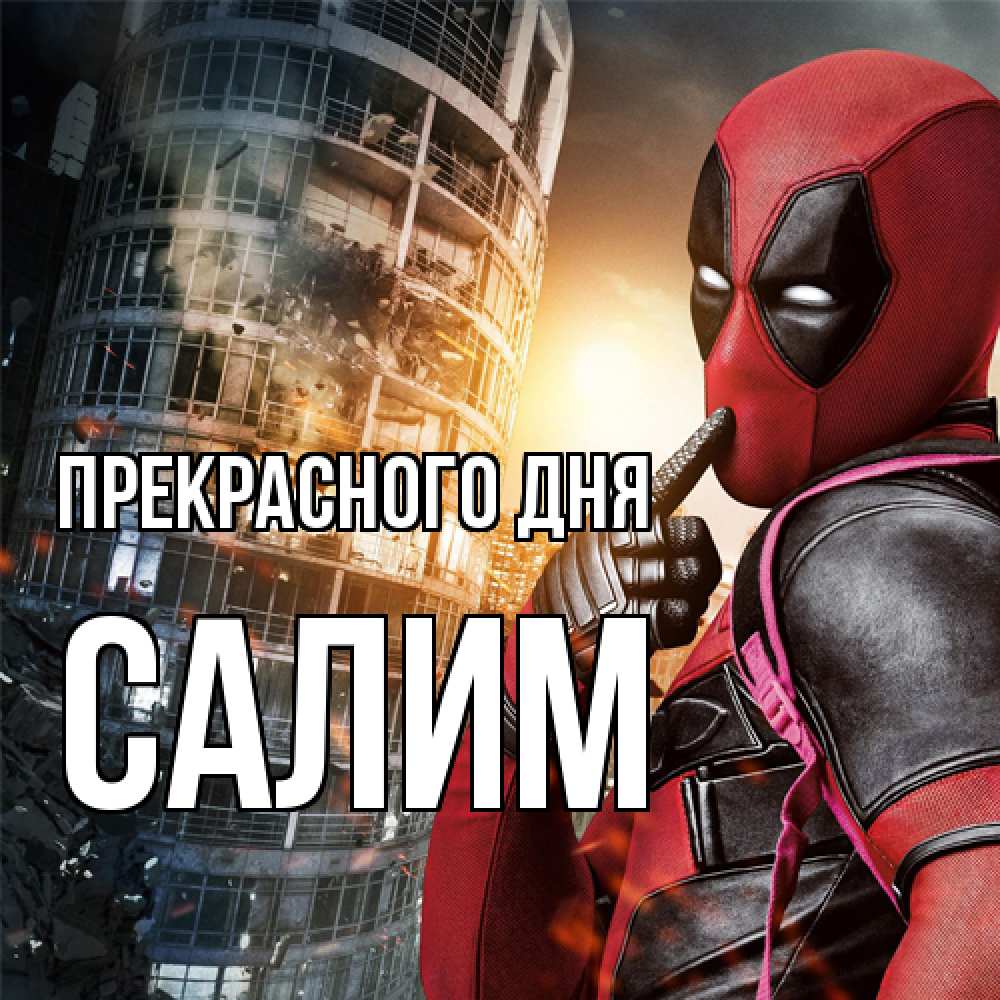 Открытка  с именем. Салим, Прекрасного дня  