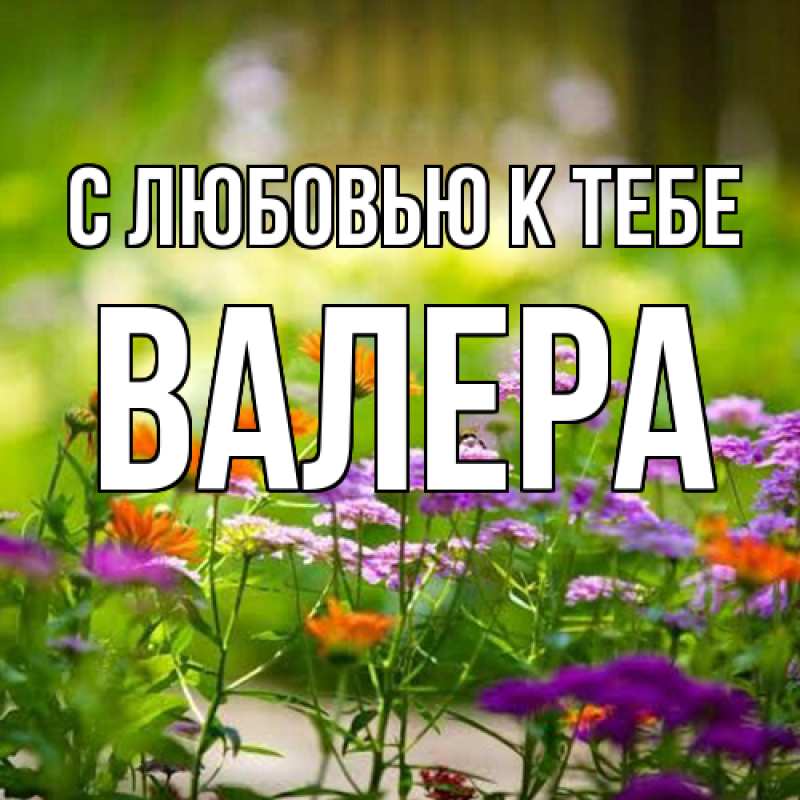 Картинка С любовью к тебе, Валера
