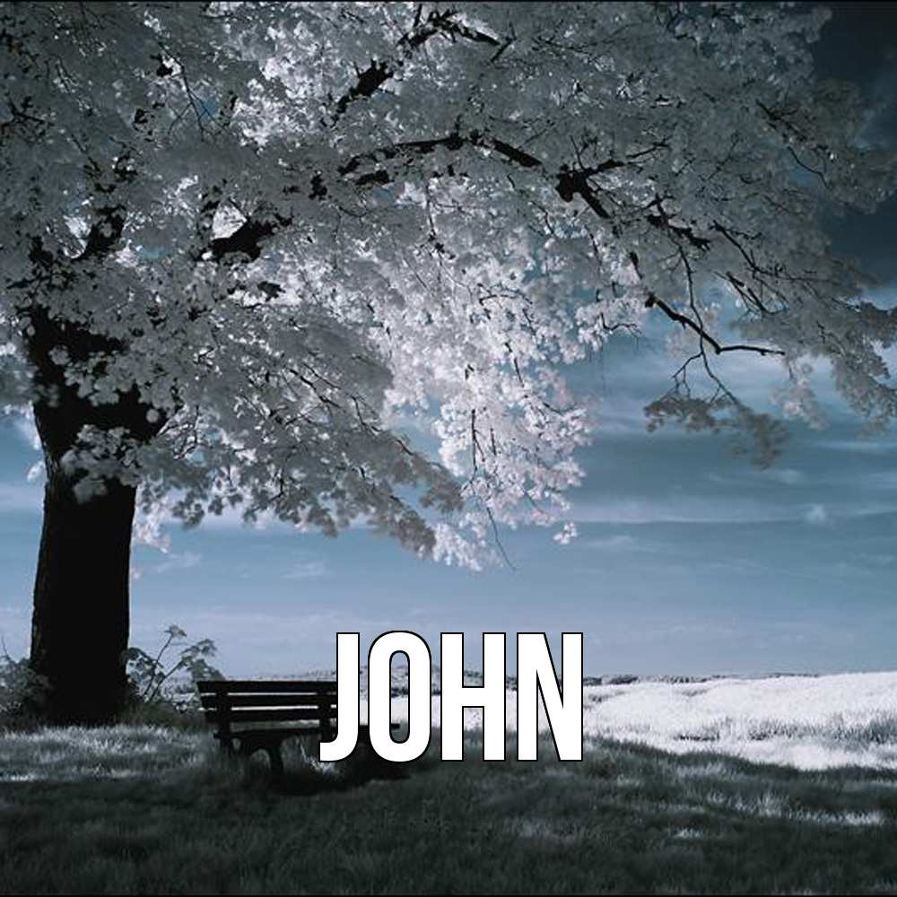 Открытка  с именем. John, Главная  