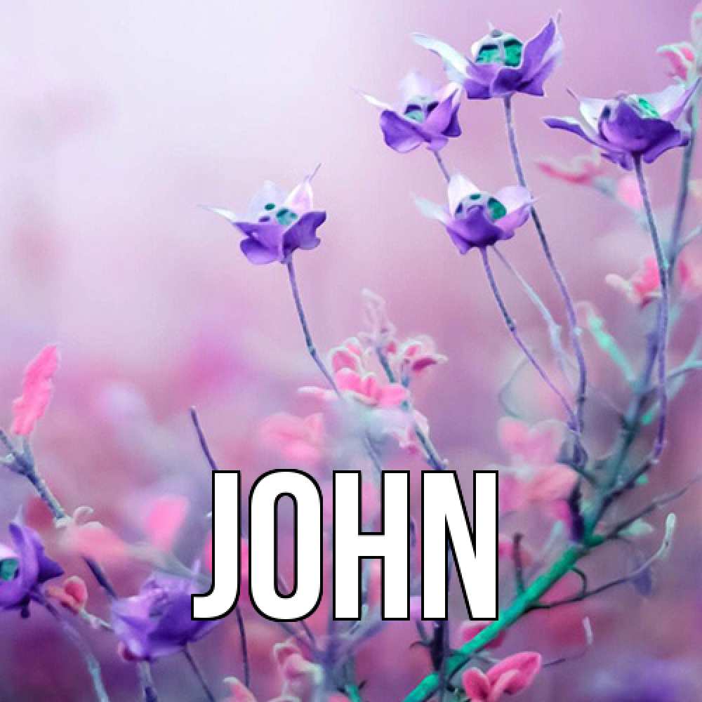 Открытка  с именем. John, Главная  