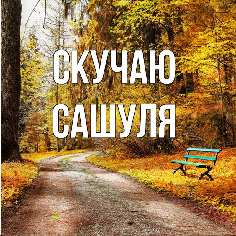 Картинка Скучаю, Сашуля