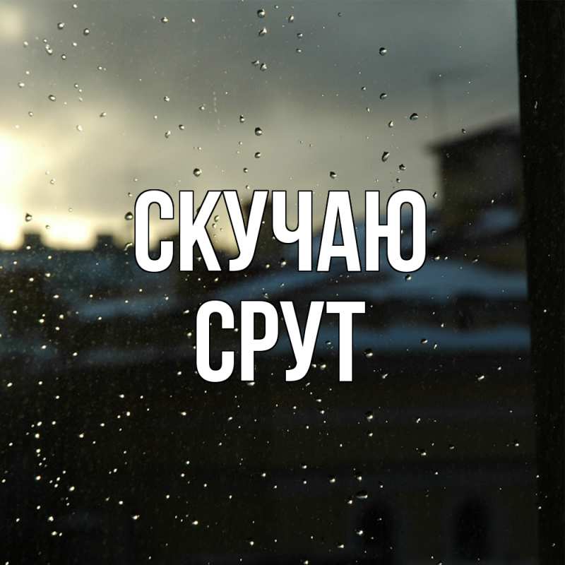 Картинка Скучаю, срут
