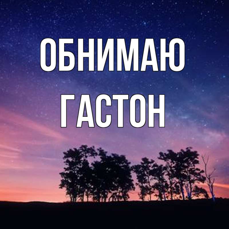 Картинка Обнимаю, Гастон