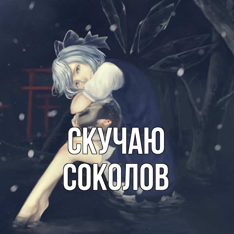 Картинка Скучаю, Соколов