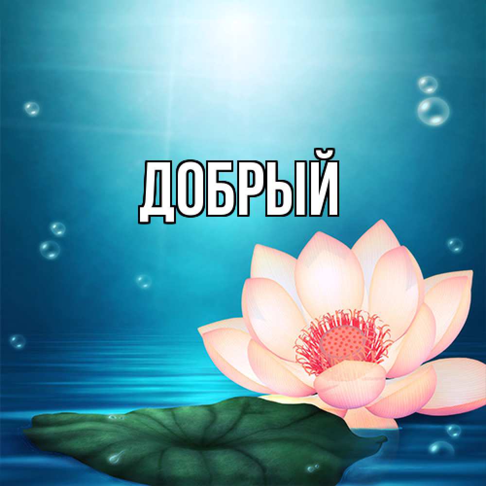 Открытка  с именем. Добрый, Главная  
