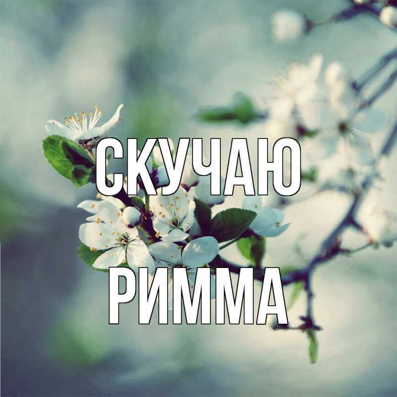 Картинка Скучаю, Римма