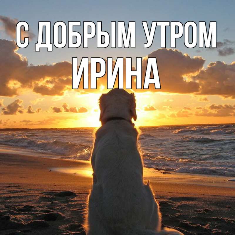Картинка С добрым утром, ирина