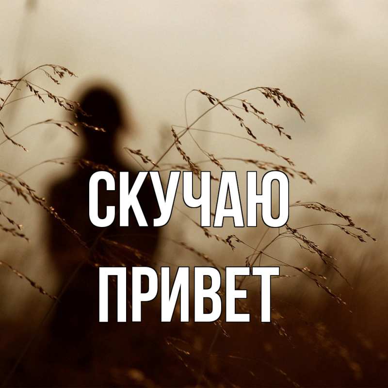 Картинка Скучаю, Привет