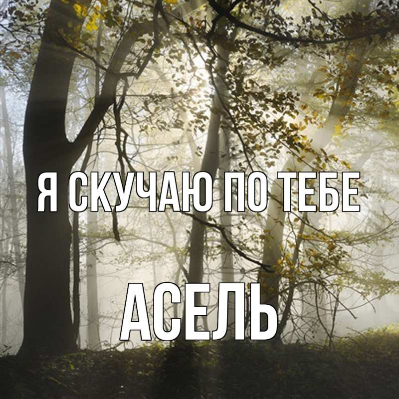 Картинка Я скучаю по тебе, Асель