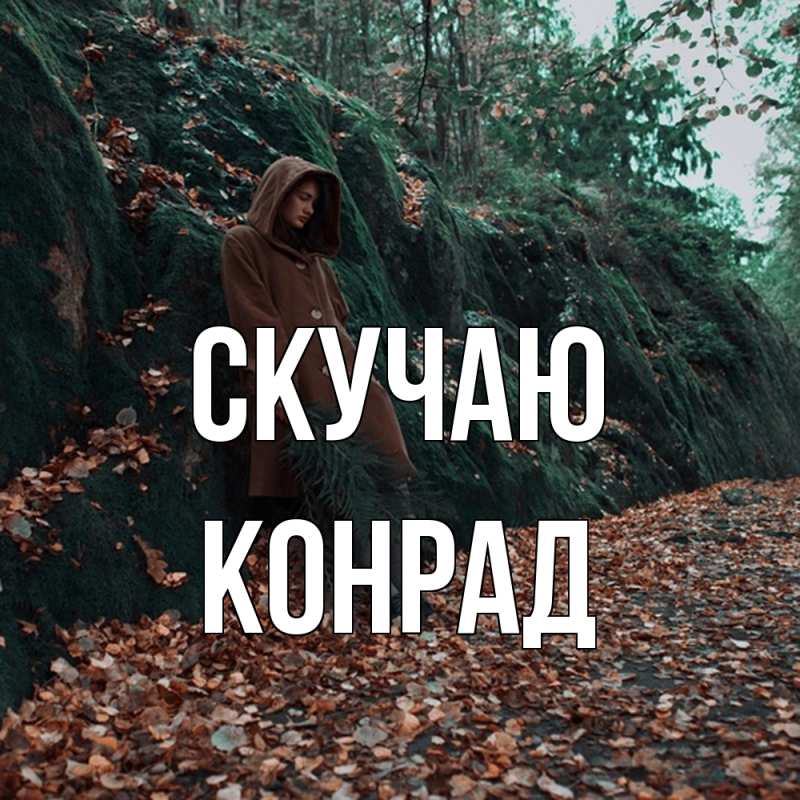 Картинка Скучаю, Конрад