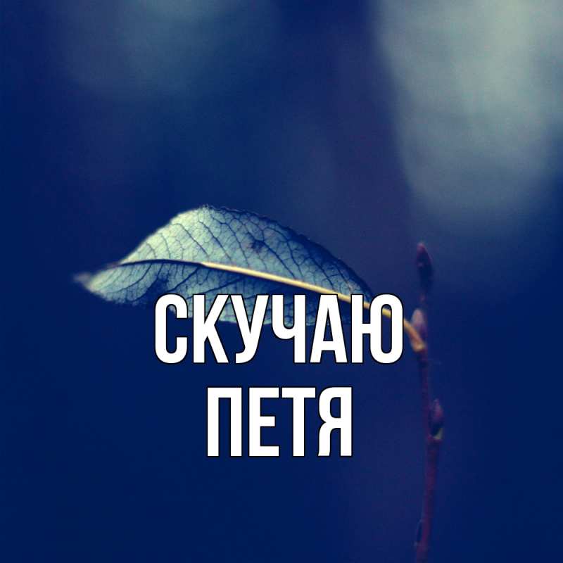 Картинка Скучаю, Петя