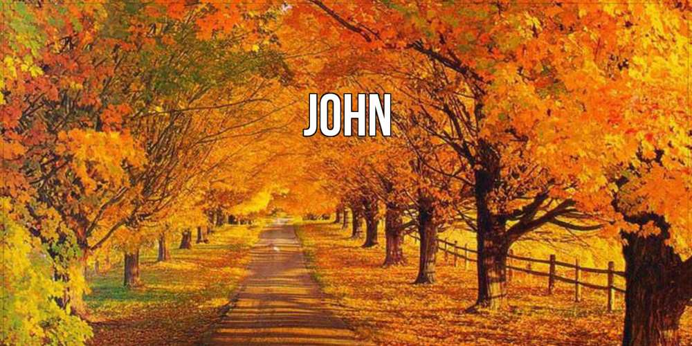 Открытка  с именем. John, Главная  