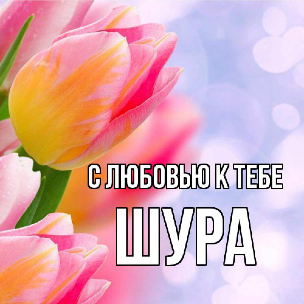 Открытка  с именем. Шура, С любовью к тебе  