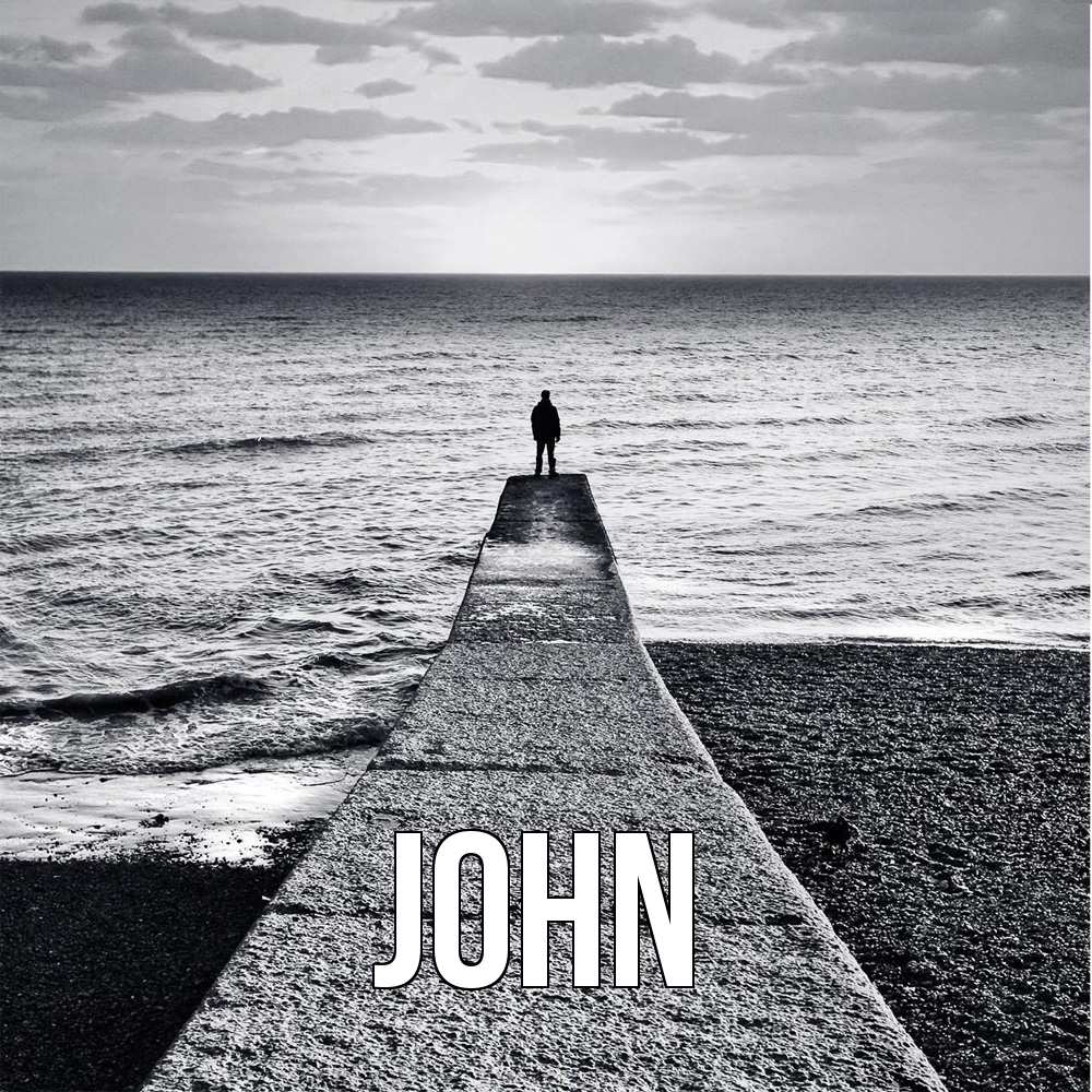 Открытка  с именем. John, Главная  