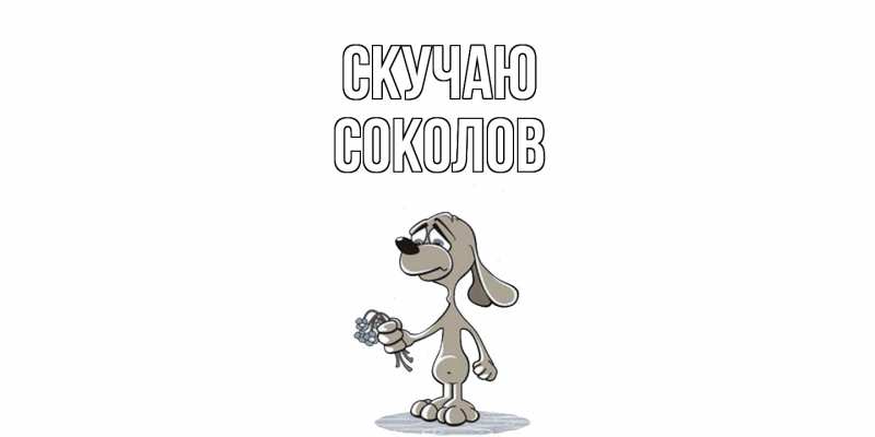 Картинка Скучаю, Соколов