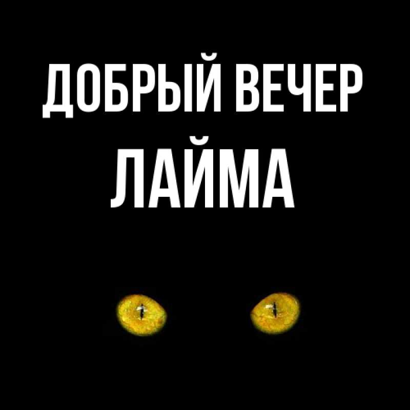 Картинка Добрый вечер, Лайма