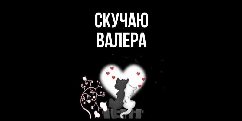 Картинка Скучаю, Валера