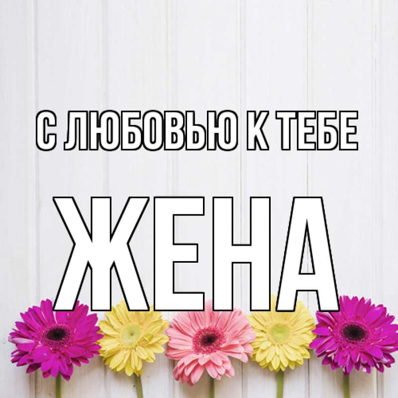 Картинка С любовью к тебе, Жена