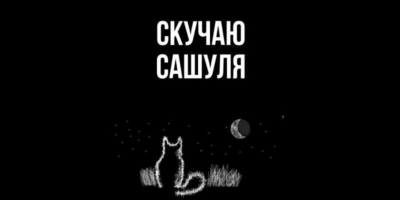 Картинка Скучаю, Сашуля